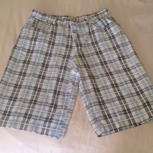 Casual Lightweight Plaid Shorts